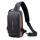 Mochila Unissex com Carregamento USB – Sistema Anti-Furto e Compartimentos Funcionais para Segurança e Praticidade