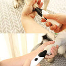 Aparador de Unhas Pet LoPetz™ – Lixador Recarregável, Seguro e Indolor para Seu Animal