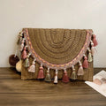 Bolsa de Ombro Feminina em Palha Estilo Boho – Modelo Samira com Design Artesanal