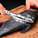 Descamador de Peixe em Aço Inox – Removedor de Escamas Profissional, Antiferrugem e Fácil de Usar