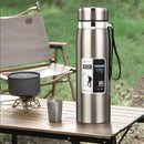 Garrafa Térmica 1000ml Inox Com Infusor Quente Fria Aço Inox