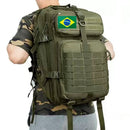 Mochila Tática Militar 50L Reforçada – Impermeável, Cargueira em Poliéster para Aventuras e Viagens