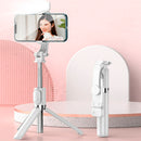 Bastão Selfie 3 em 1 Retrátil Multifuncional – Tripé, Bastão de Selfie e Suporte para Celular