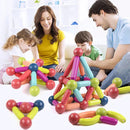 Blocos Magnéticos Montessori – Brinquedo Educativo para Crianças, Estimula a Criatividade e Coordenação