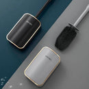 Escova Sanitária de Silicone com Suporte – Limpeza Profunda e Rápida para Banheiro