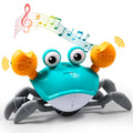 Caranguejo Musical Fujão Recarregável – Com Som, Luz e Sensor Inteligente de Obstáculos