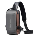 Mochila Unissex com Carregamento USB – Sistema Anti-Furto e Compartimentos Funcionais para Segurança e Praticidade