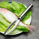 Descamador de Peixe em Aço Inox – Removedor de Escamas Profissional, Antiferrugem e Fácil de Usar