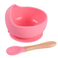 Kit Alimentação Infantil – Tigela e Colher de Silicone para Bebê, Livre de BPA