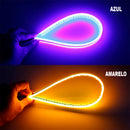 Fita LED DRL Diurna Flexível para Farol – Modelo Universal para Carros