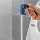 Escova de Toalete com Suporte – Escovação Eficiente e Organização para Vaso Sanitário