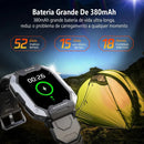 Smartwatch Militar Resistente – Relógio Inteligente com Monitoramento de Saúde e GPS