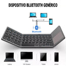 Teclado Sem Fio Dobrável - Bluetooth Touchpad  Andoid IOS Windows