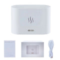Umidificador de Ar LED – Chama Artificial Colorida para Aromaterapia e Ambiente Relaxante