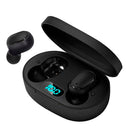 Fone de Ouvido Bluetooth E6s TWS 5.0 com Tela LED Digital – Som Estéreo e Conexão Rápida