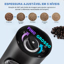 Moedor Elétrico de Pimenta, Sal e Temperos – Automático com Ajuste de Moagem