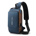 Mochila Unissex com Carregamento USB – Sistema Anti-Furto e Compartimentos Funcionais para Segurança e Praticidade