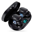 Fone de Ouvido Bluetooth E6s TWS 5.0 com Tela LED Digital – Som Estéreo e Conexão Rápida