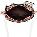 Bolsa de Couro Sintético Feminina – Estilo Luxo com Design de Grife e Acabamento Premium