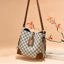 Bolsa Feminina de Ombro Estilo Xadrez Luxo – Design Sofisticado e Acabamento Premium
