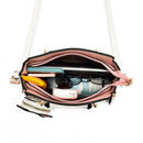 Bolsa de Couro Sintético Feminina – Estilo Luxo com Design de Grife e Acabamento Premium