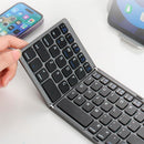 Teclado Sem Fio Dobrável - Bluetooth Touchpad  Andoid IOS Windows