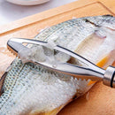 Descamador de Peixe em Aço Inox – Removedor de Escamas Profissional, Antiferrugem e Fácil de Usar