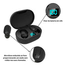 Fone de Ouvido Bluetooth E6s TWS 5.0 com Tela LED Digital – Som Estéreo e Conexão Rápida