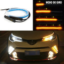 Fita LED DRL Diurna Flexível para Farol – Modelo Universal para Carros