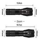 Lanterna Tática X900 – Militar, LED Super Potente, Recarregável e à Prova d’Água