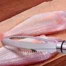 Descamador de Peixe em Aço Inox – Removedor de Escamas Profissional, Antiferrugem e Fácil de Usar