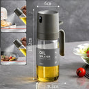 Spray de Óleo 250ml em Vidro – Garrafa Pulverizadora para Azeite, Óleo e Molhos