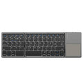 Teclado Sem Fio Dobrável - Bluetooth Touchpad  Andoid IOS Windows