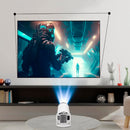 Mini Projetor 4K com Android 11 – Wi-Fi 6, BT5.0, 200 ANSI, 1280x720P Nativo, Suporte 1080P e 4K