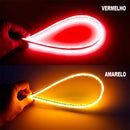 Fita LED DRL Diurna Flexível para Farol – Modelo Universal para Carros
