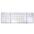 Teclado Sem Fio Dobrável - Bluetooth Touchpad  Andoid IOS Windows