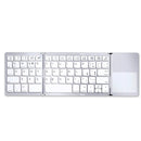 Teclado Sem Fio Dobrável - Bluetooth Touchpad  Andoid IOS Windows