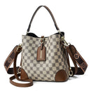Bolsa Feminina de Ombro Estilo Xadrez Luxo – Design Sofisticado e Acabamento Premium