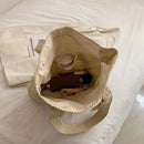 Bolsa Feminina de Palha Trançada para Praia – Design Elegante e Espaçosa para o Verão