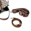 Bolsa Feminina de Ombro Estilo Xadrez Luxo – Design Sofisticado e Acabamento Premium