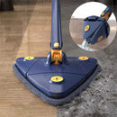 Mop Giratório Triângulo Ajustável 360º – Esfregão de Limpeza Prático e Eficiente para Casa