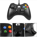 ontrole 2 em 1 com Fio para Xbox 360 e PC – Conexão Rápida e Compatibilidade Garantida