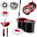Mop Giratório Completo Nybc – Cesto em Inox com 2 Refis e Saboneteira Integrada