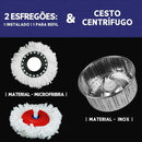 Mop Giratório Completo Nybc – Cesto em Inox com 2 Refis e Saboneteira Integrada