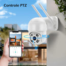 Câmera IP Wi-Fi ICSEE A8 – Monitoramento 360º Com Visão Noturna, Áudio Bidirecional e Resolução 1080p