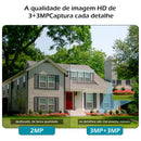 Câmera de Vigilância Wi-Fi Icsee 6MP 4K – Smart 360° com Visão Noturna e Detecção de Movimento