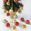 Decoração de Natal – Kit 30 Bolinhas 3cm para Árvores e Ambientes