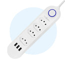 Extensão retrátil com USB