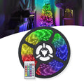 Fita LED RGB 5050 Decorativa 5M – Controle Remoto 300 LEDs IP65