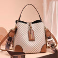 Bolsa Feminina de Ombro Estilo Xadrez Luxo – Design Sofisticado e Acabamento Premium